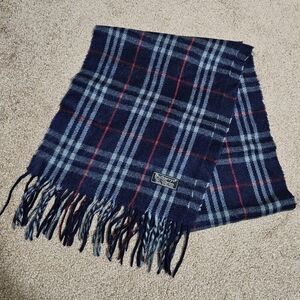 Vintage Burberrys Scarf Lamb Wool Scarf